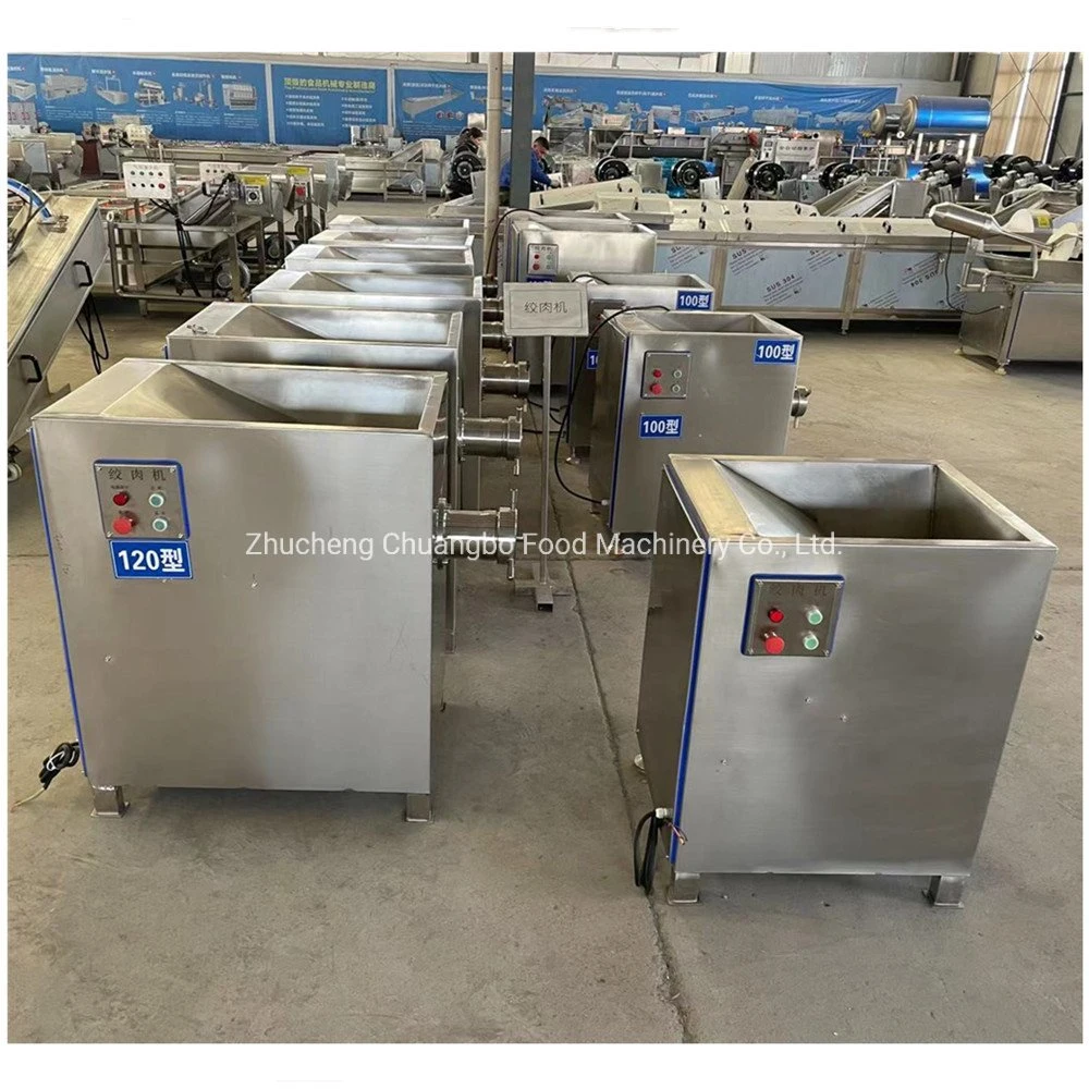 Industrial 304 Stainless Steel Processing/Mincing/Chopping/Cutting/Grinding/Slicing Machine for Sausage Food Meat Meatball Dumpling Bun Filling Pet Food Chicken