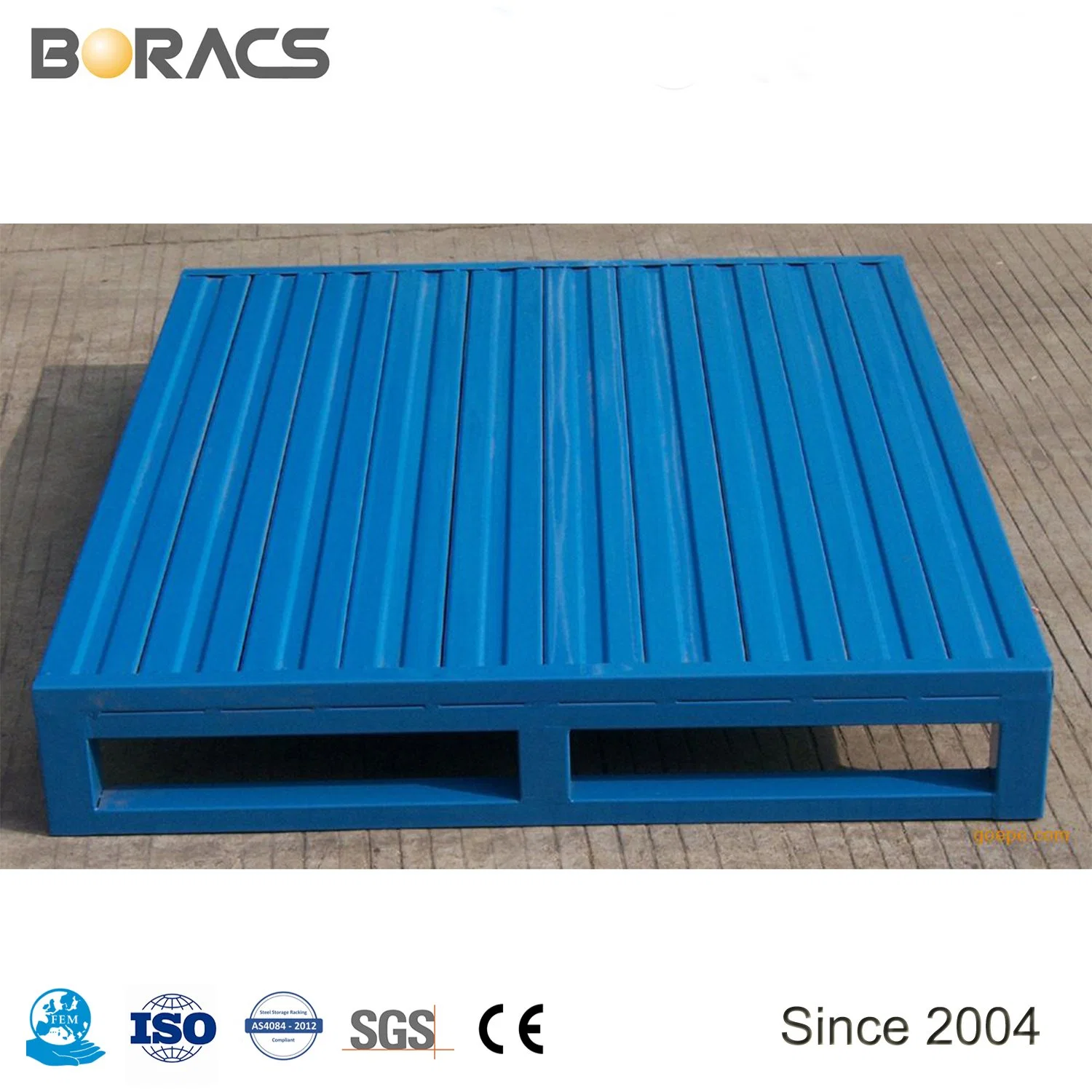 OEM Industrial Warehouse Forklift Storage Heavy Duty Galvanized Metal Steel Pallets for Cold Storage