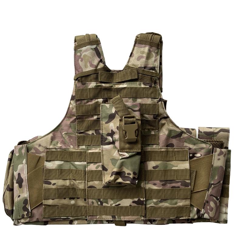 Hot-Selling Nij Level Iiia PE/Aramid Bulletproof Vest with Magazine Pouches for Security Personnel