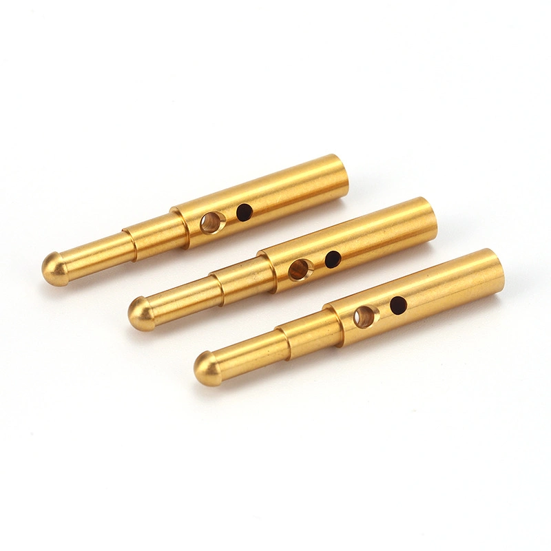 High quality/High cost performance  Metal Shafts Precision Aluminum CNC Milling Machining Brass Probe Pin