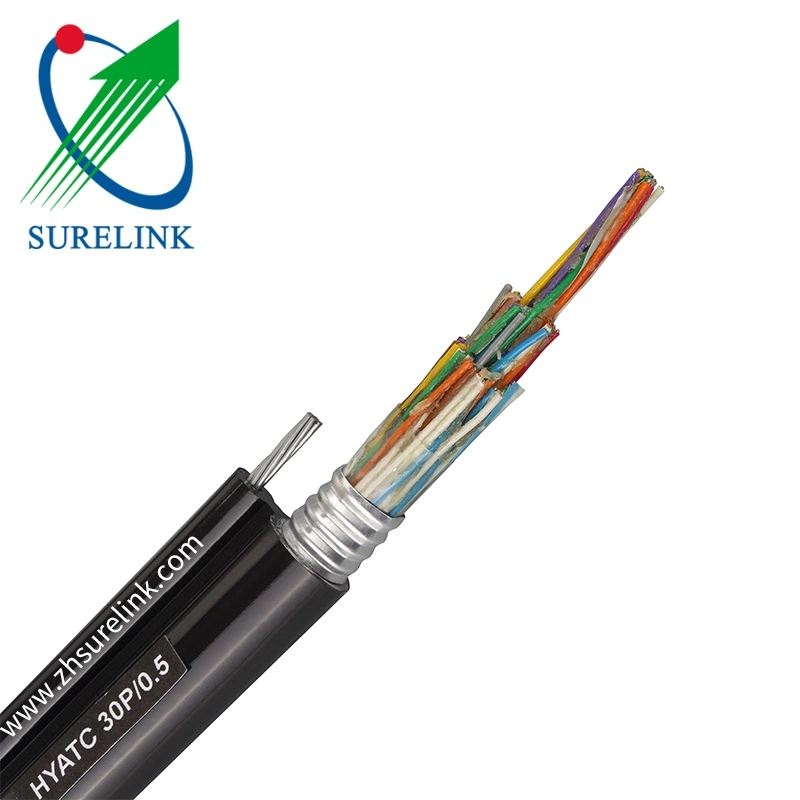 Outdoor Directly Buried Hyat Duct Aerial Fiber Optic Telephone Communication Telecom Cable