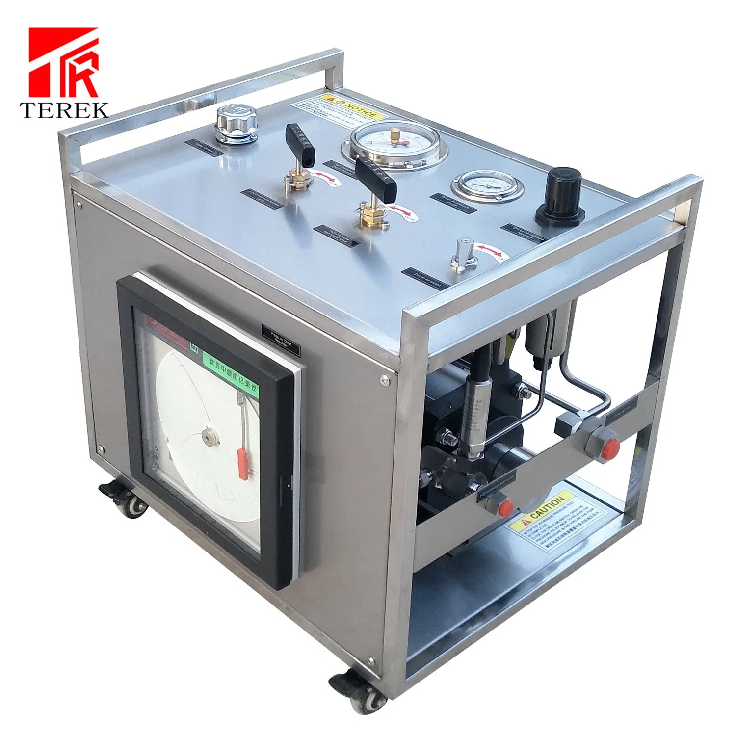 Air Drive Water Booster Pump for Booster System with Round Chart Recorder