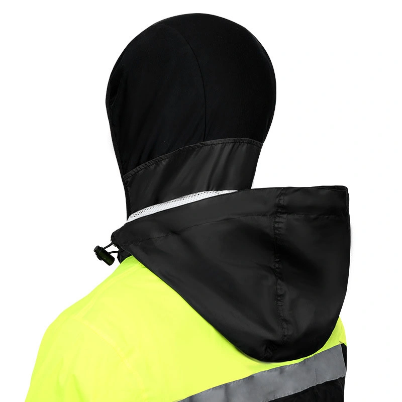 Custom Design Food Delivery Rain Coat Waterproof Motorcycle with Hat