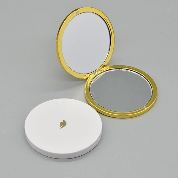 Travel Pocket Makeup Mirror Round Mini Double-Side Mirror for Promotion Gift