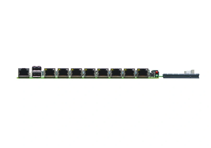 1U Equipo con cortafuegos I3 i5 i7 placa base de servidor con 8 LAN y 2 SFP