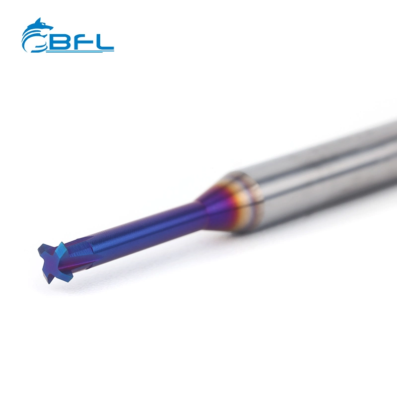 Bfl Solid Carbide Single Teeth Thread End Mill Metal Milling Cutter