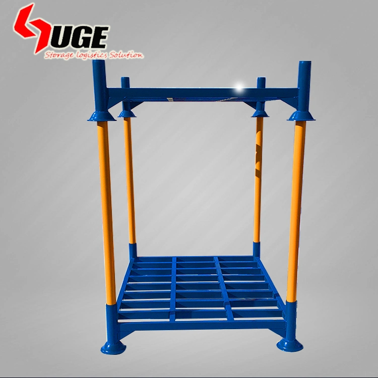 Powder Coated Warehouse Transport Storage Rack Steel Metal Pipe Stillages Racks