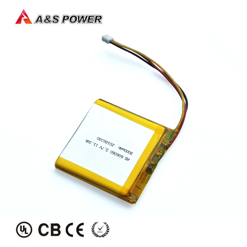 Rechargeable 3.7V 350mAh 652030 Li Polymer Battery Lipo Battery with UL for Bluetooth Speaker