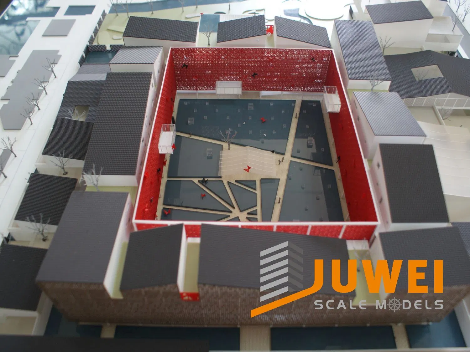 Plastic Hotel Building Design Model Maker (JW-91)