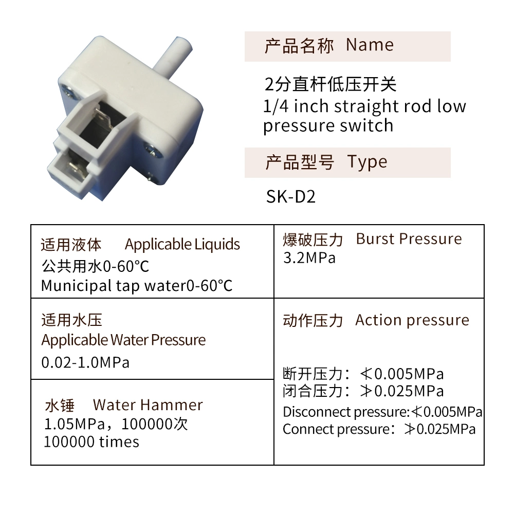 1/4 Inch U Type Pressure Relief Valve