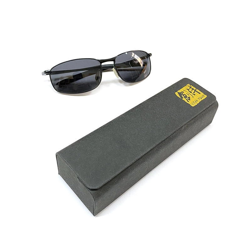 Rectangular Reciclaje Eyeglasses Case Eco Kraft papel material Glasses Case