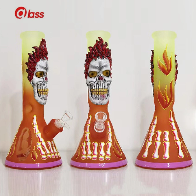 Wholesale/Supplier Head of Death Glass Smoking Water Pipe Hookah