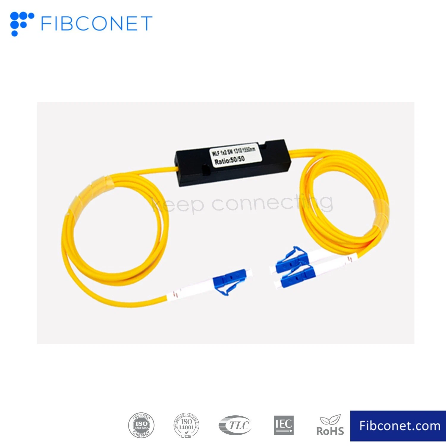 LC Connector 1X2 2X2 1310/1550mm Balanced Radio Optical Fiber Fbt Coupler