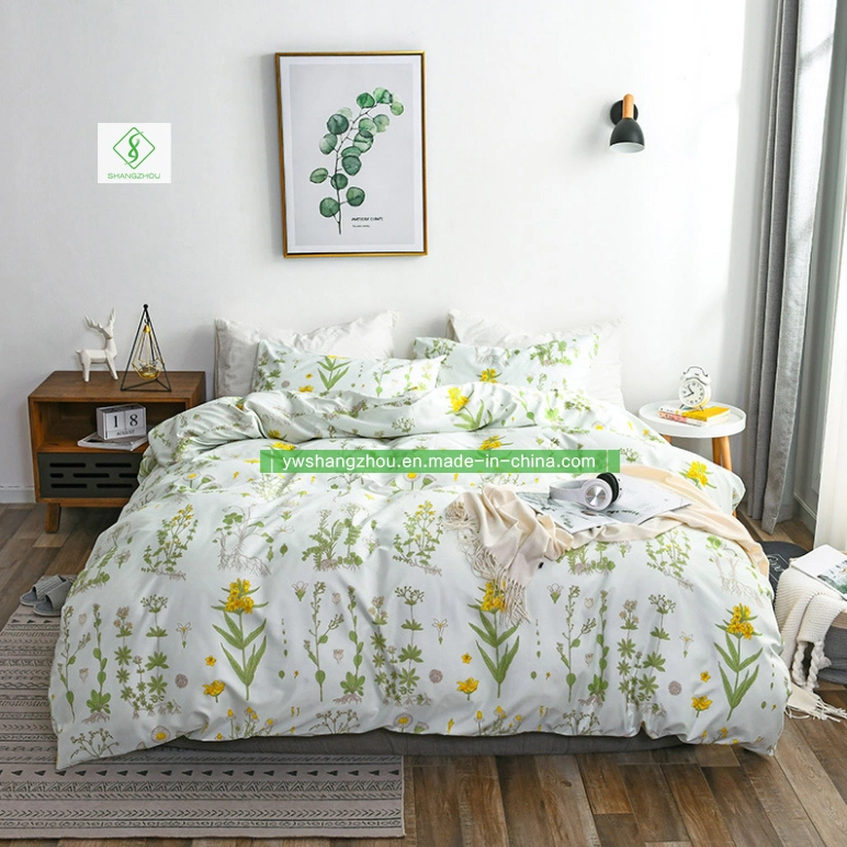 Bedding Set Printed Home Textile Bedding Sheet and Duvet Cover