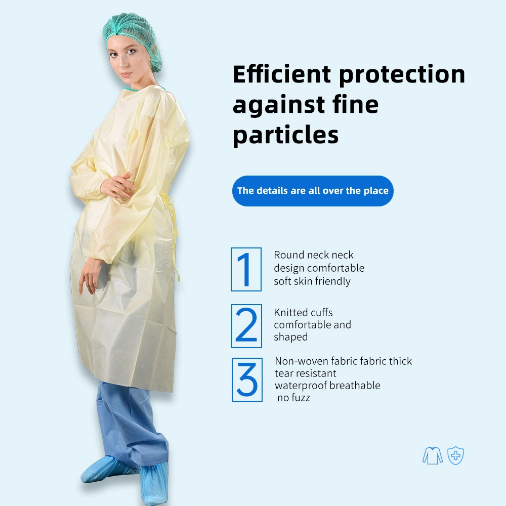 PP Nonwoven Isolation Gown, Disposable, Useful and Cheap Price