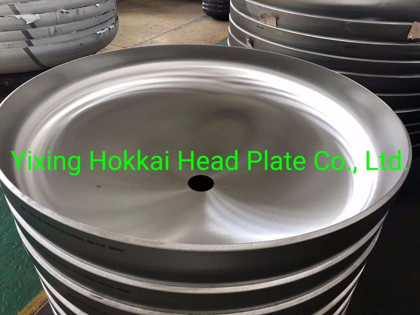 Stainless Steel Dish End SA240-304 Dish Head Approximate Elliptical Head End Cap 1320*11mm by Cold Press for Gas&Oil Industry Equipment, Food, etc