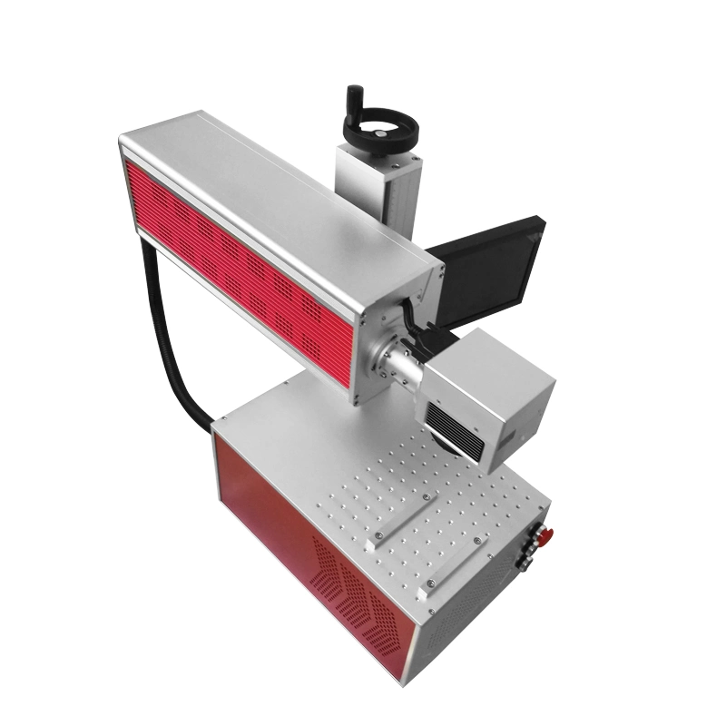 Alta velocidad de 20W 30W de fibra de estática marcadora láser para metal, vidrio, plástico, con la certificación CE