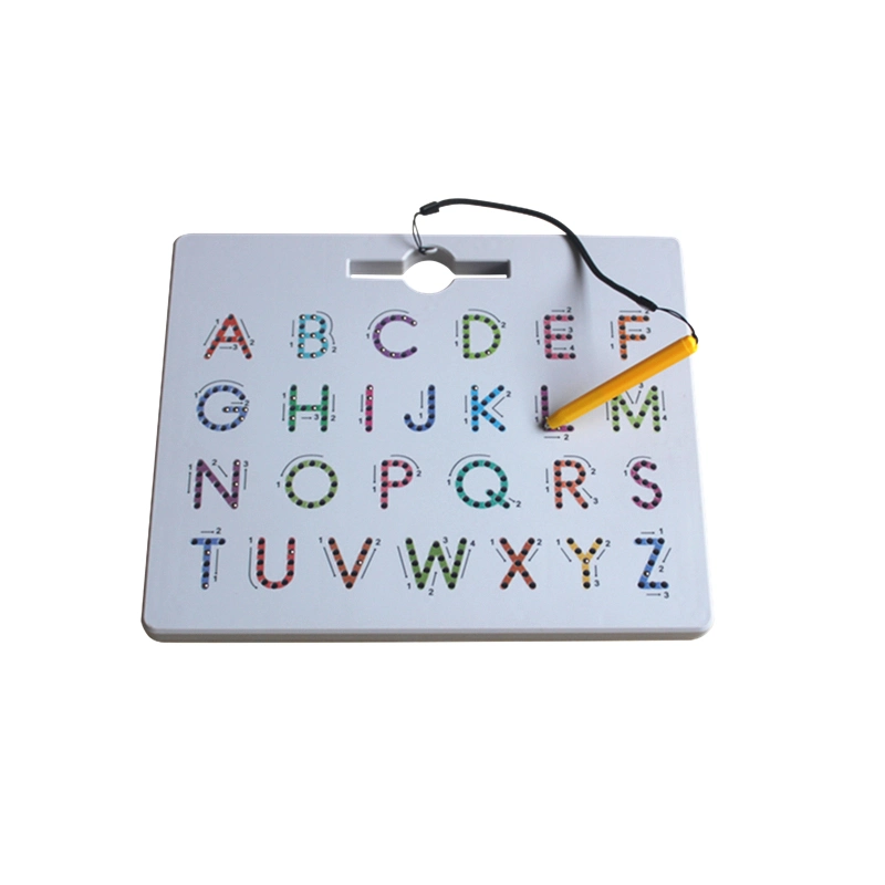 Magnetic Double-Sided Tracing Board with Alphabet Letter ABC and Numbers