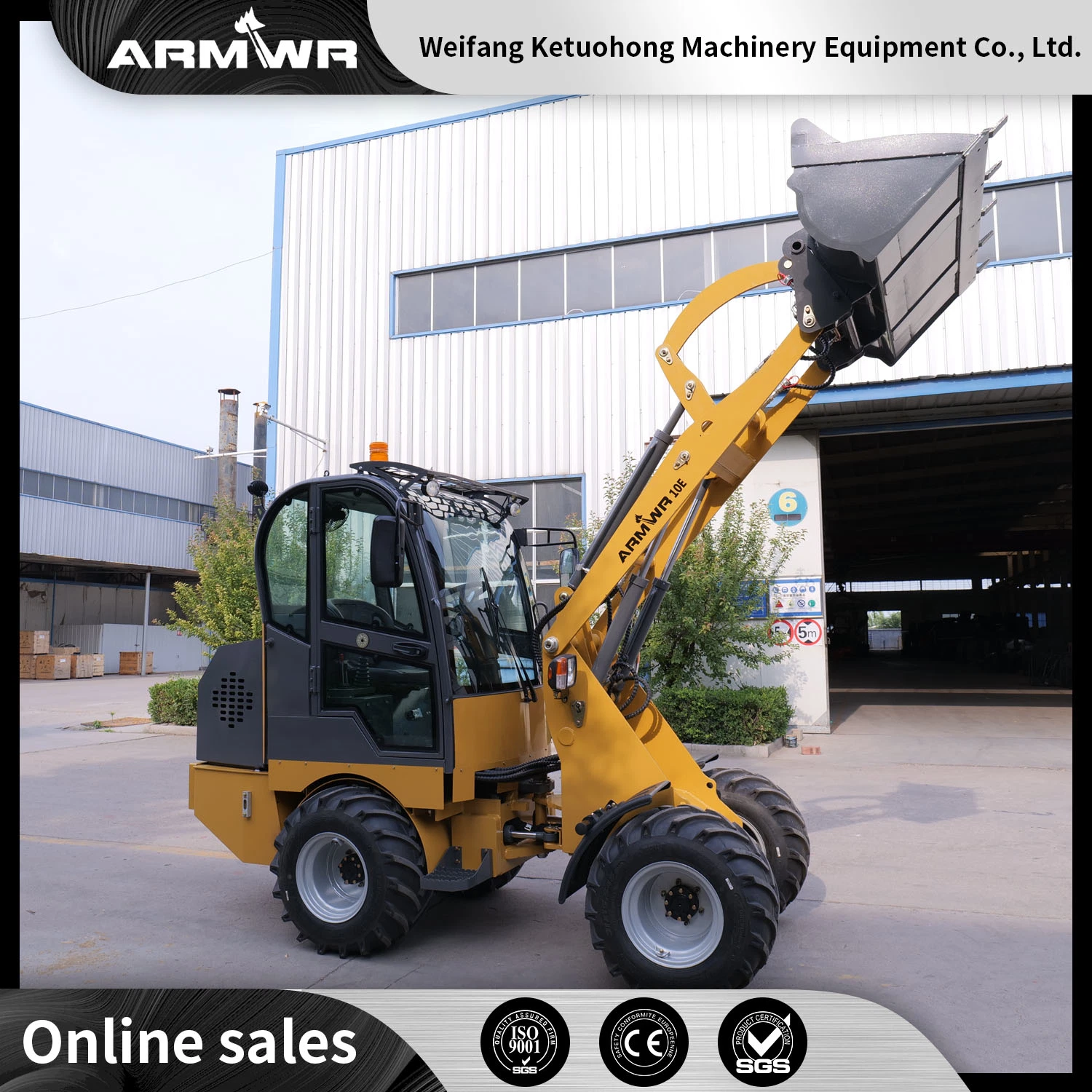 Construction Engineering Machinery Brand New Compact Track Loader with 0.9ton Loading Capacity for Sale