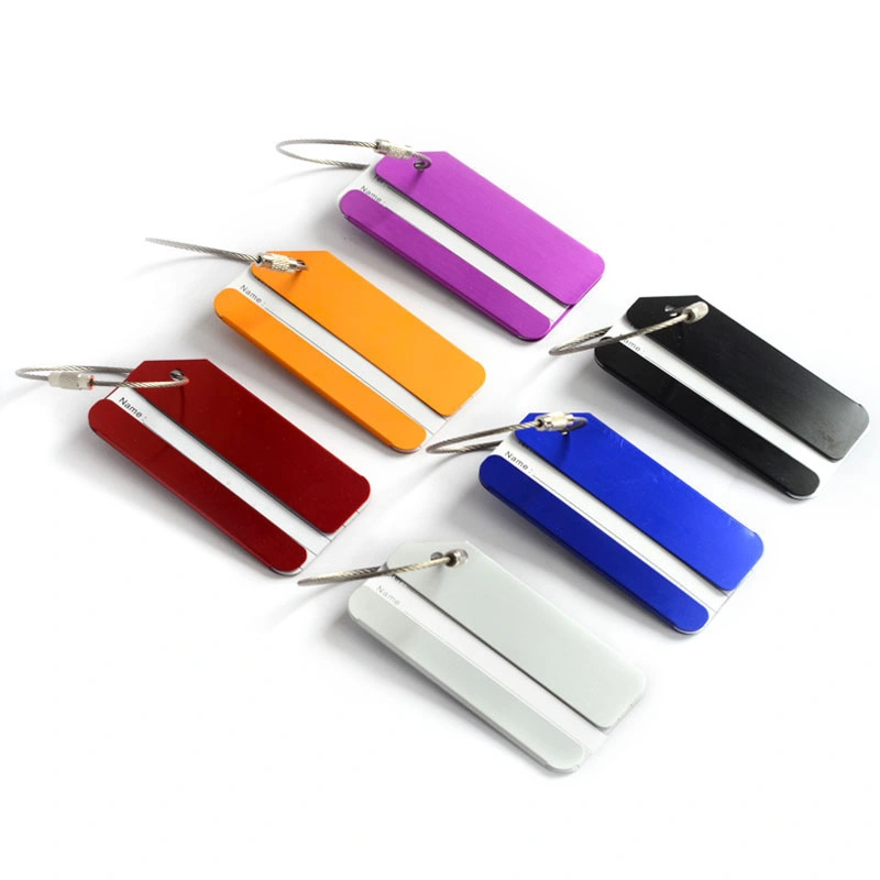 Aluminum Material and Men Department Name Aluminum Metal Luggage Tag