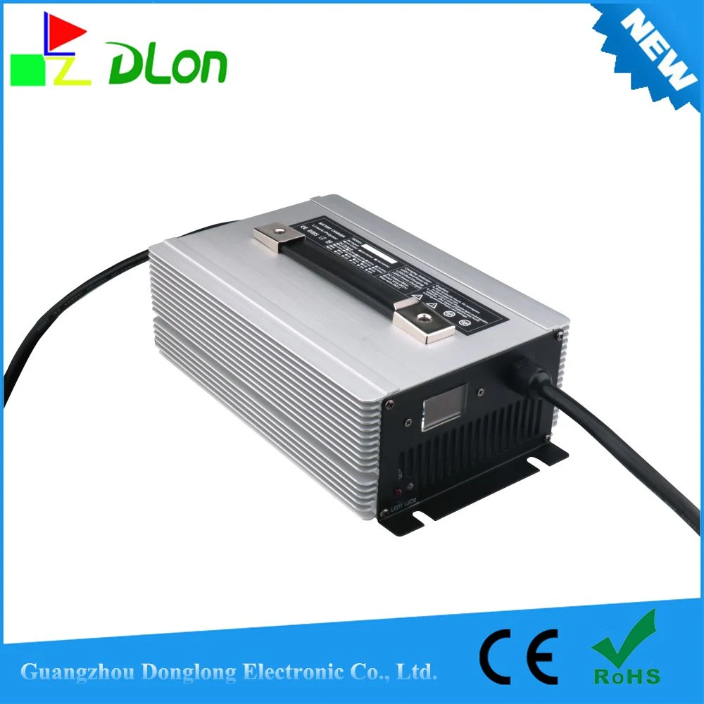 2000W 48V30A Cargador portátil de plomo ácido LCD para scooter eléctrico Carrito de Golf Solar Forklift E Bike Factory Outlet