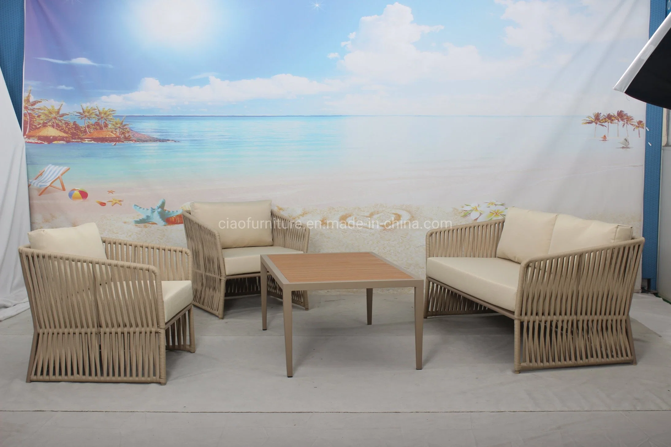 Leisure Hotel Living Room Garden Patio Sofa Set Outdoor Furniture