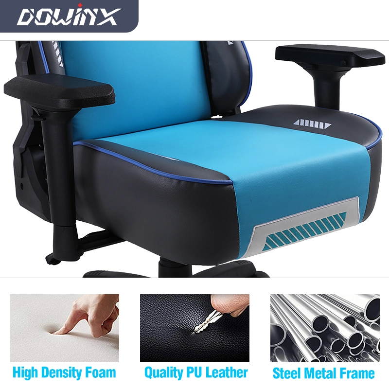 Fashionable PU Leather 90-180 Degree Backrest Adjustment Thickening Sponge Gaming Chair