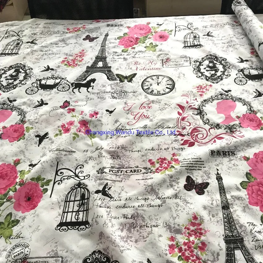 China Cheap Wholesale Printin Home Textile Bedding Sets Fabrics for Columbia