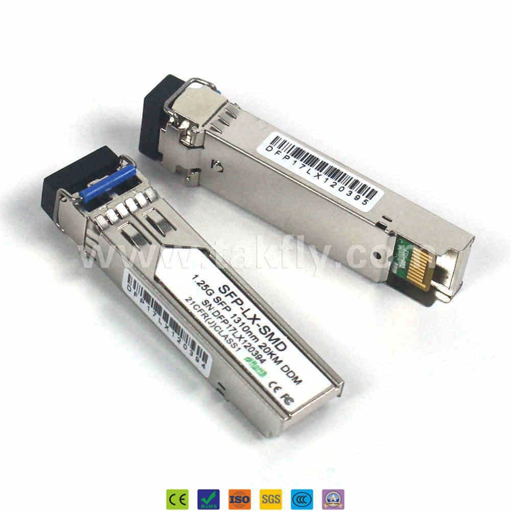 Fiber Optic SFP1.25g Bidi 20km SFP 1310/1550nm Transceiver / Module