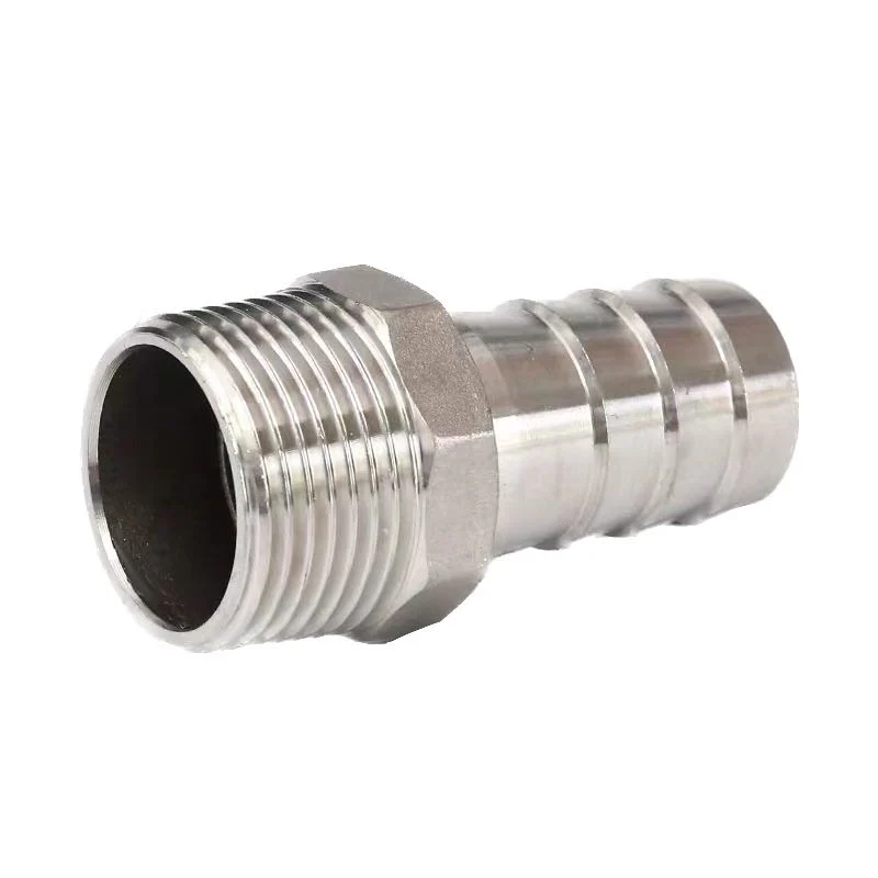 Wenzhou Stainless Steel Pipe Nipple Fitting NPT/Bsp/BSPT/G Thread Barrel Nipple Hose Nipple Manufacturer