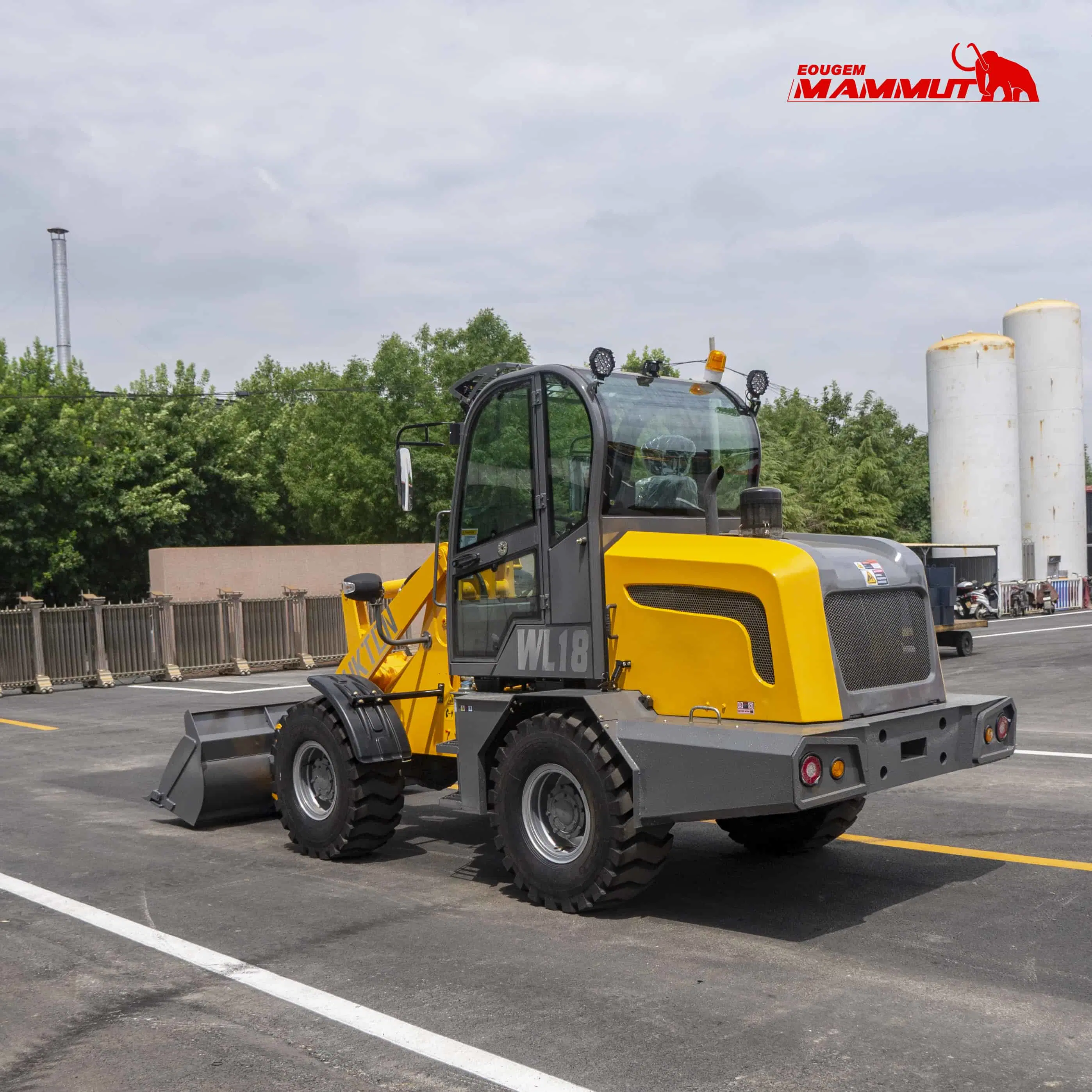 Ce Mammut CS915 1500 kg Mini /Pequeña cargadora de ruedas delanteras y para la granja/agricultura y jardinería