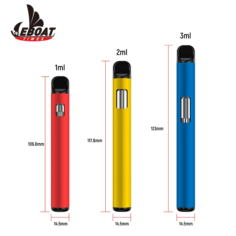 PRO Pod 3ml desechable 2ml CB-D Vape Cartucho de pluma con caja de embalaje para niños