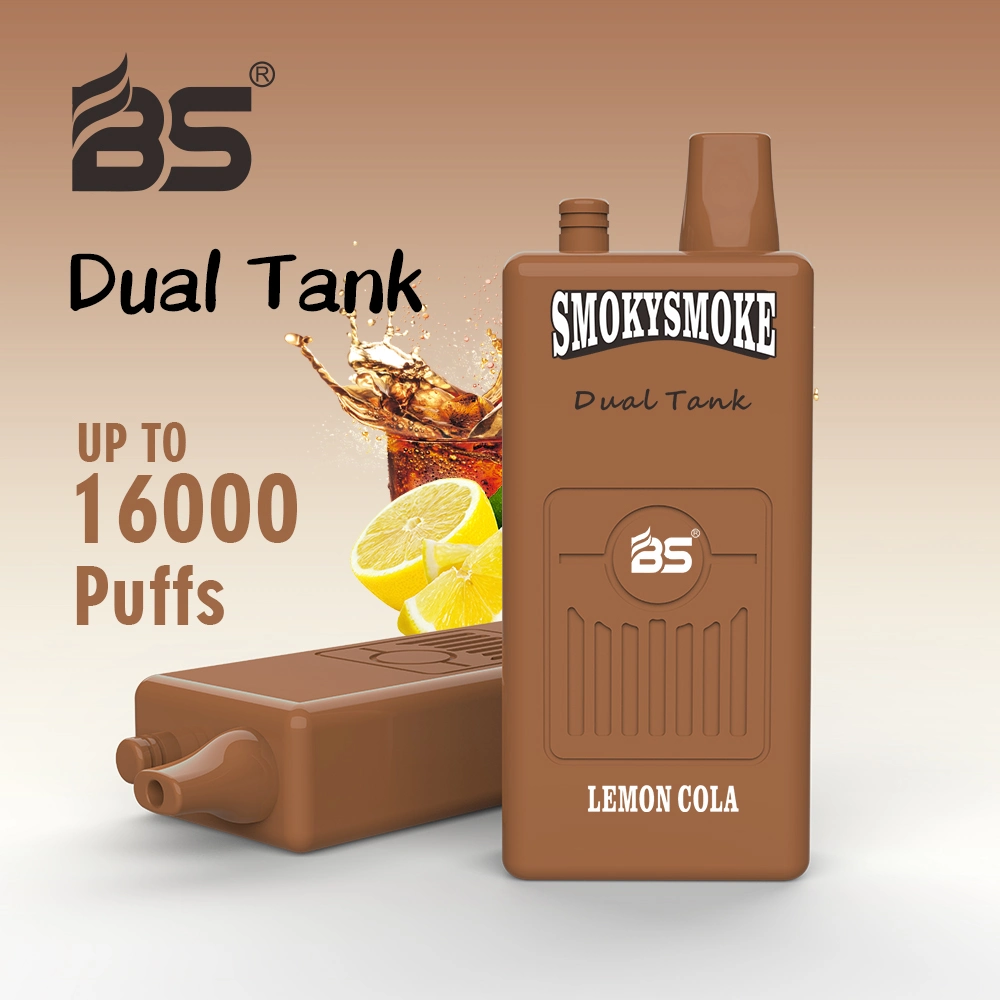 BS Smokysmoke Dual Tank 16000 Puffs 36ml líquidos e-CIGS descartáveis Vape Long último Pod para fumantes