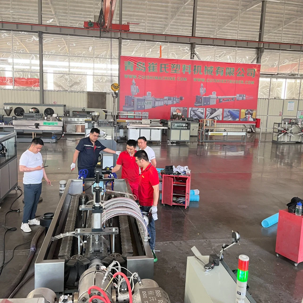 Water Drainage Irrigation Electric Conduit Hose Tube Double Wall Corrugated Pipe Extrusion Production Making Extrusion Manufacturing Machine