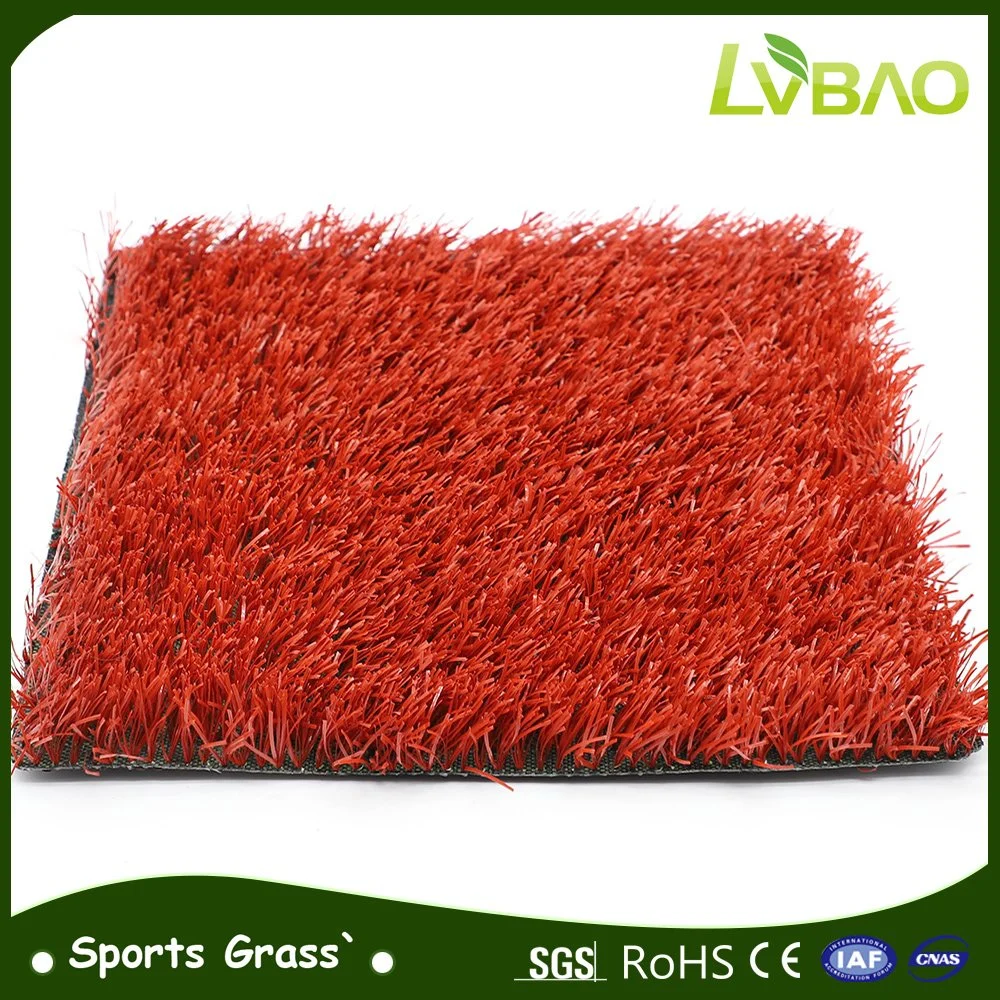 LVBAO ampliamente utilizado	y versátil Strong-Drainage colorida planta Artificial alfombras de césped de hierba Deportes