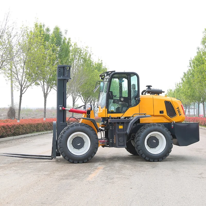 3ton 3.5ton 5ton 7ton 10ton 12ton Rough Terrain Forklift Never Used All Terrain Forklift for Sale