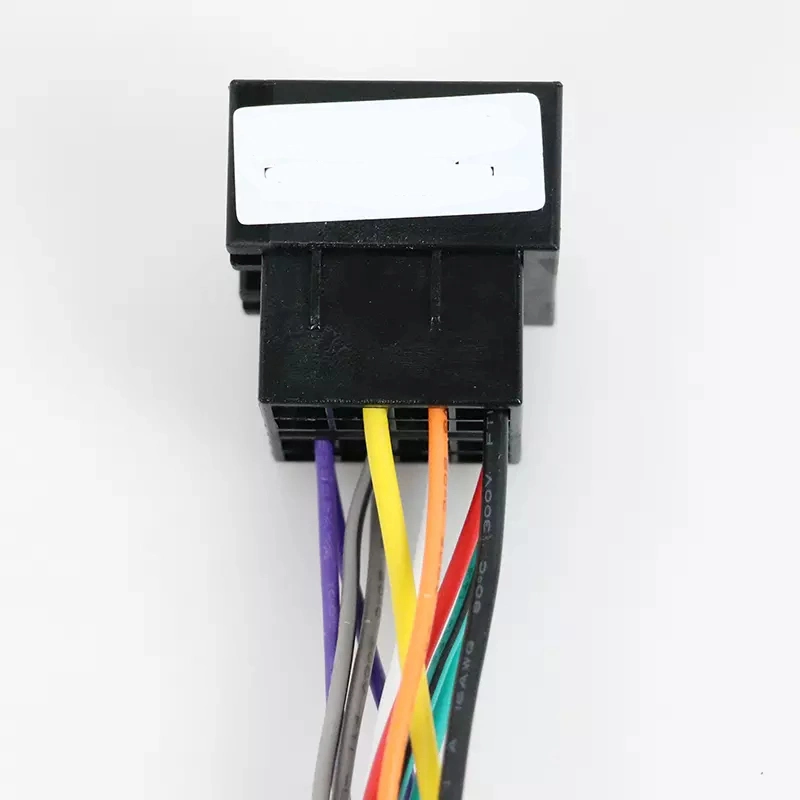 Unité de tête stéréo de l'autoradio 16 broches du faisceau de fils adaptateur pour connecteur de câble d'alimentation d'Android universel