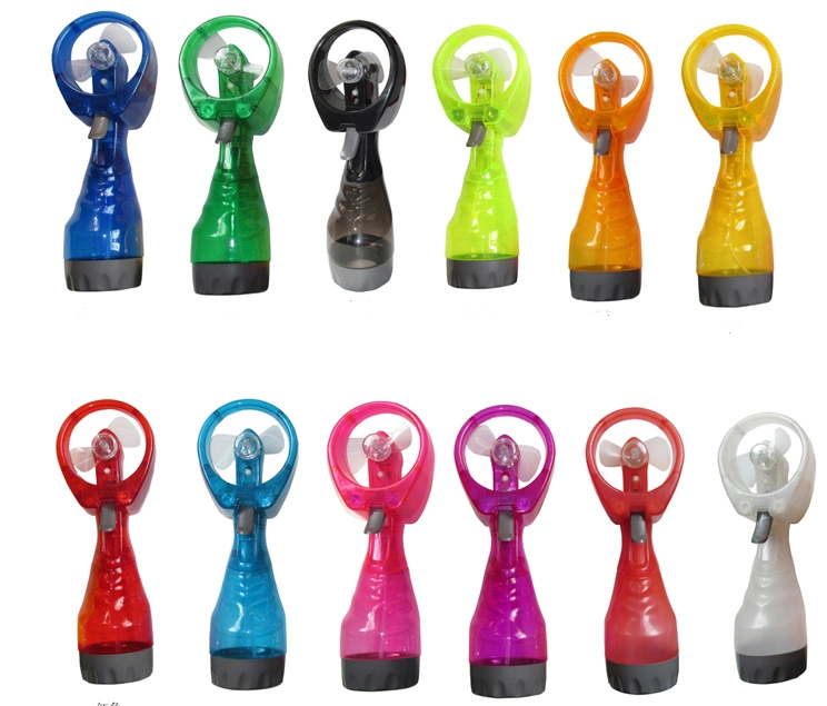 Promotional Gift Mini Outdoor Portable Handhold Water Spray Mist Mini Fan Air Moistener Spray Fan