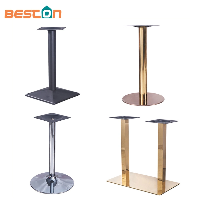 Furniture Restaurant Coffee Dining Stainless Steel Metal Tulip Cast Iron Table Base