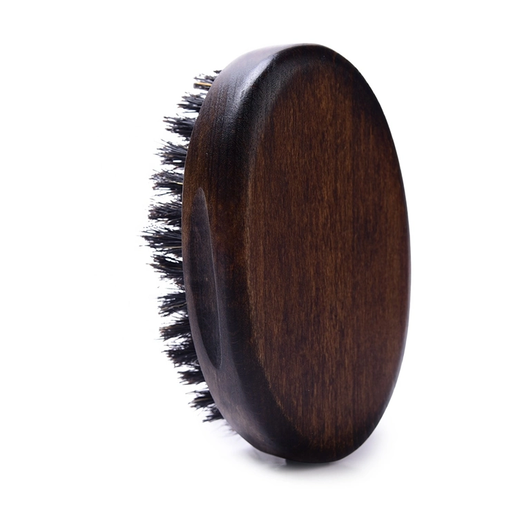 Top Selling Antique Restoring Color Natural Bristle Brush Animals Wooden Beard Brush for Men