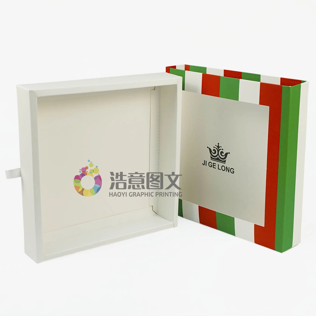 Custom Logo Wholesale/Supplier Luxury Pull-out Cardboard Box Middle Window Design