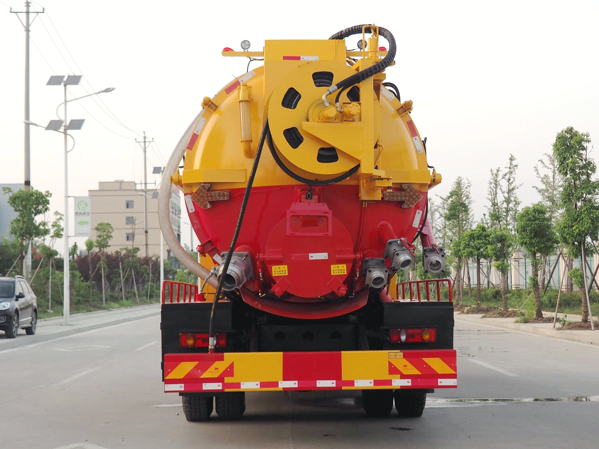 King Run 15ton Vacuum Suction Sewage Truck High Pressure Jetting Truck 15m3