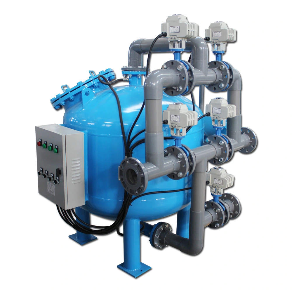 Industrial Circulating Water Manual Control Bypass Sand Filter