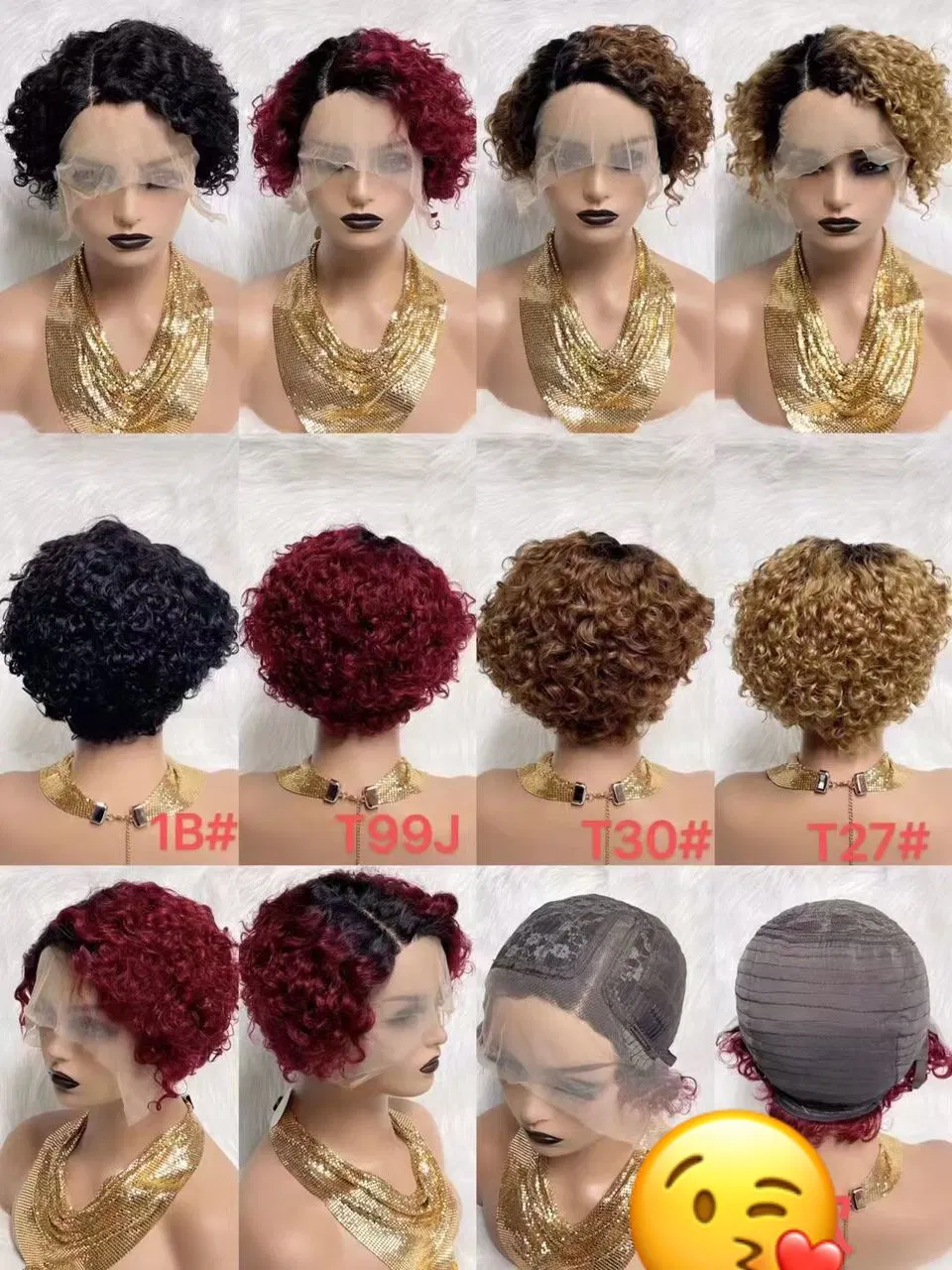 Wholesale/Supplier Human Hair Wigs Loose Deep Wave Wig Short Bob Wigs