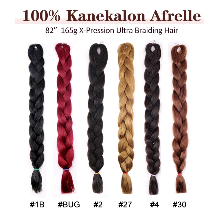 Wholesale Hair Extension 40inch 165 G Synthetic Ombre Colors Jumbo Braid Hair