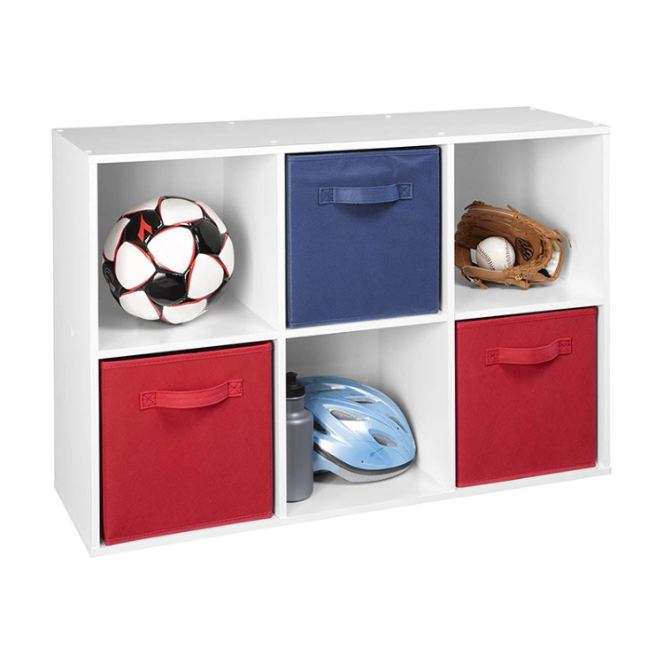 Startseite Möbel Wohnzimmer 6 Cubes Wandhalterung Holzschrank Bücherregal Für Den Storage Organizer