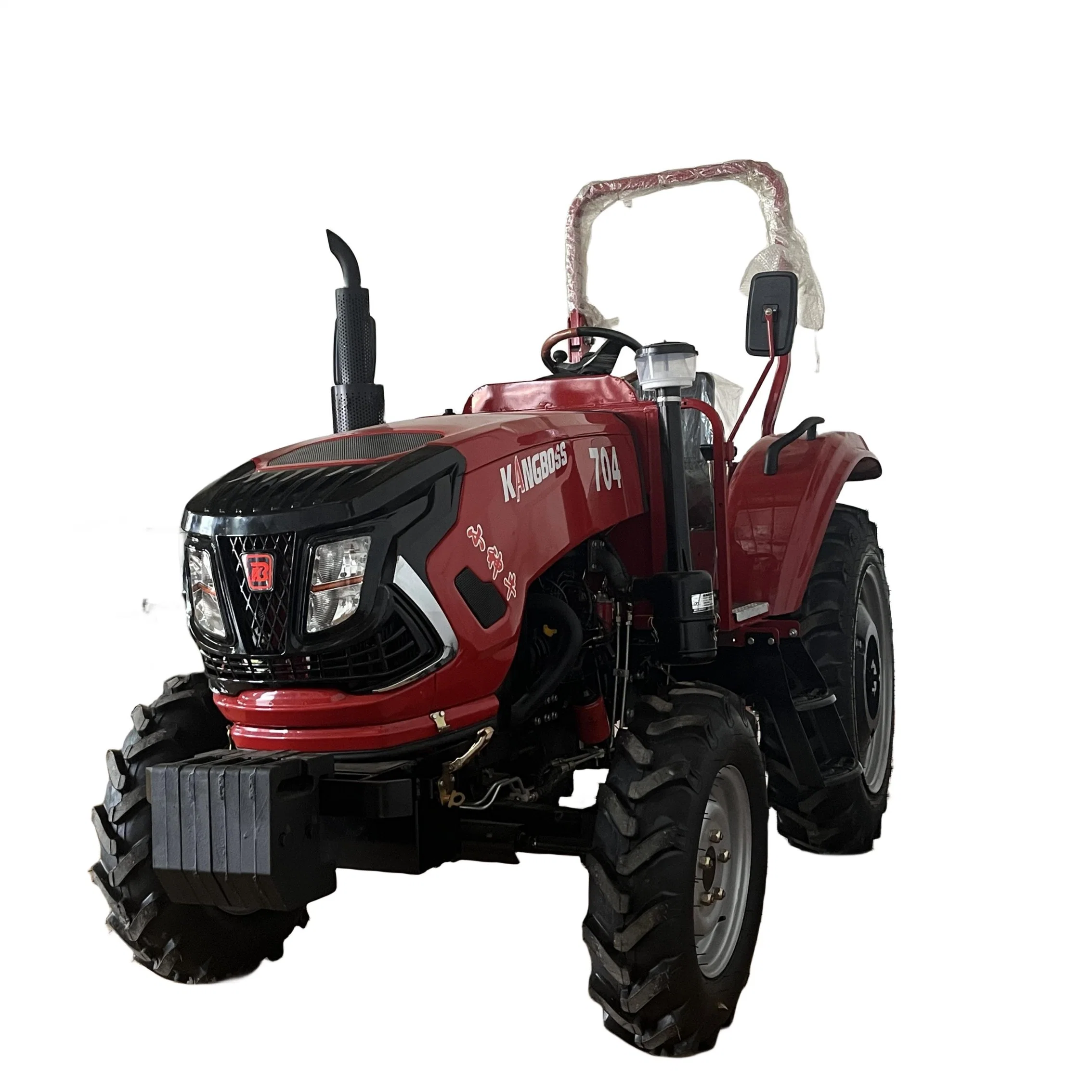 Novo design de máquinas agrícolas 4X4 Jardim da Roda Orchard 60HP 70HP Trator com Certificado CE