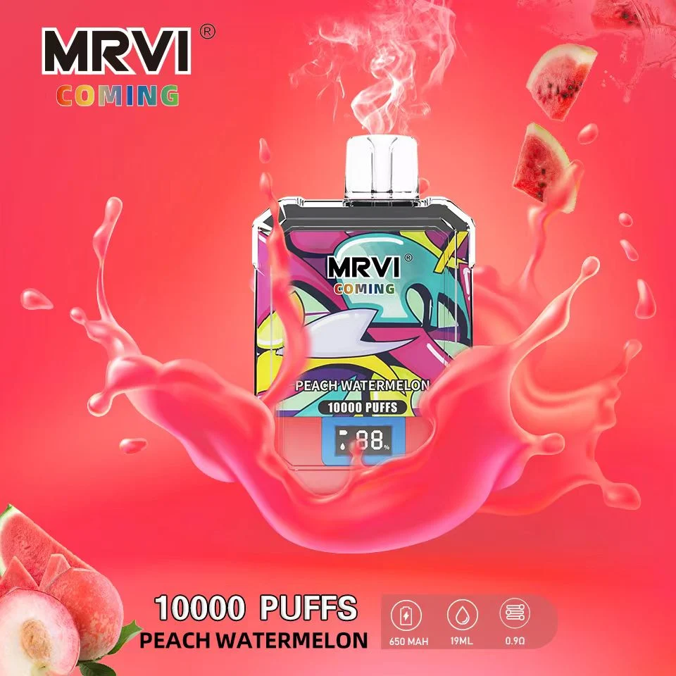 Mayorista/Proveedor 10000 Puffs con pantalla desechable VAPE Box E Cigarrillo con control de flujo de aire malla bobina original Randm Tornado recargable Batería