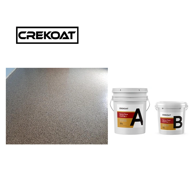 Polyaspartic Flake Floor Decorative Epoxy Floor Paint Seamless Flake Epoxy Coating Resin on Floor