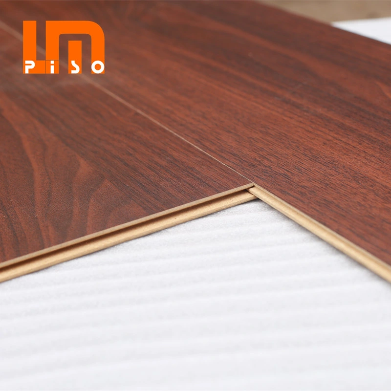 Madera de Nogal Wilsonart Armónicos Uniclic Pisos Laminados Piso de Madera Laminada Fabricante de China